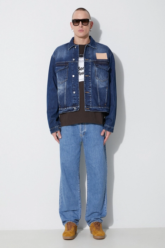 A-COLD-WALL* geacă din denim ACWMH049 albastru AW23