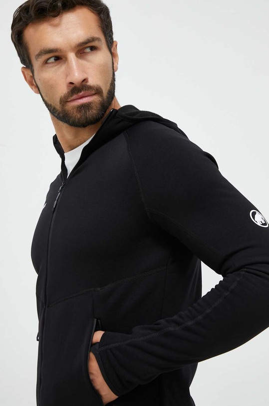 Sportovní mikina Mammut Aconcagua ML Hooded 1014.04281 černá