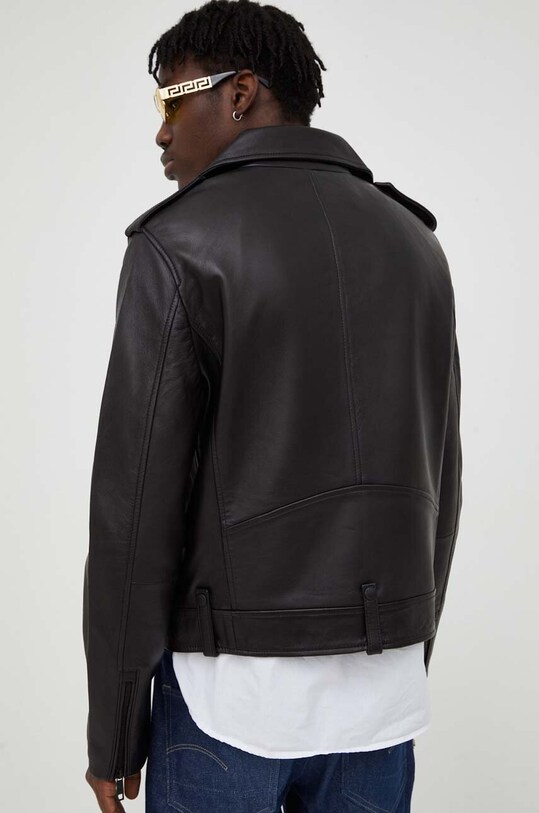 Ρούχα Δερμάτινο jacket The Kooples HCUI27009K μαύρο