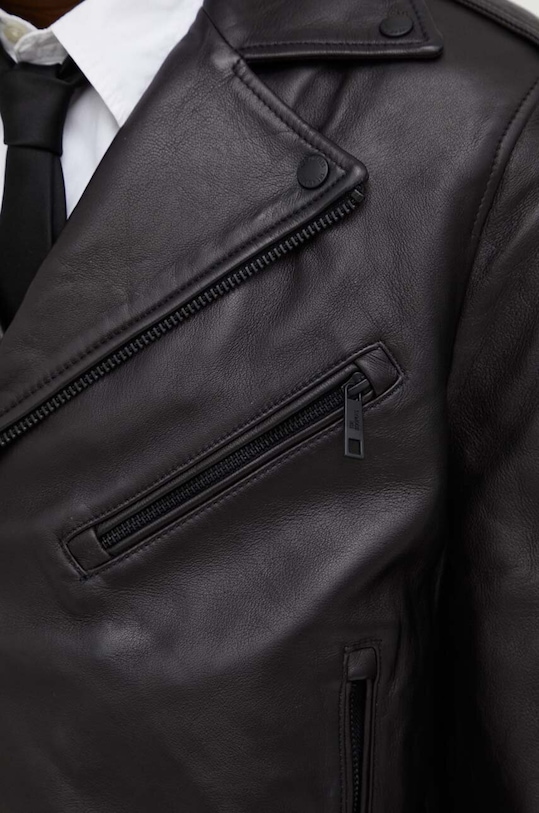 The Kooples ramoneska skórzana HCUI27009K