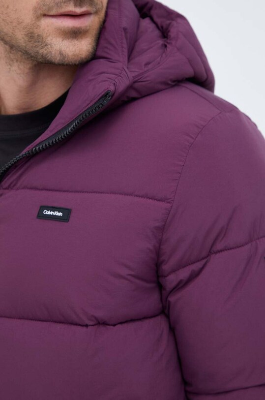 Μπουφάν Calvin Klein K10K110336 μωβ