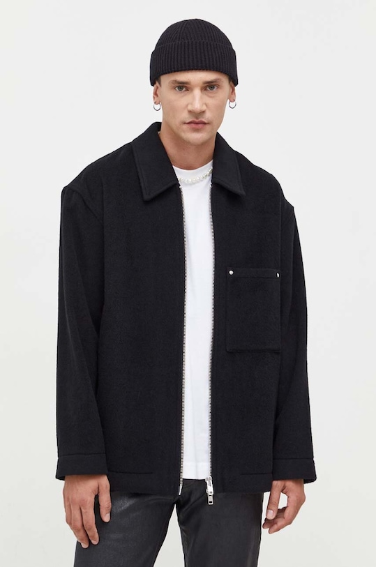 Vunena jakna Won Hundred 2612.14177 crna AW23