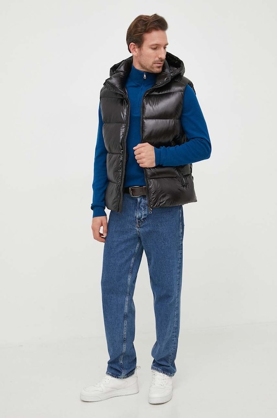 Hetrego bezrękawnik puchowy 8K560 czarny AW23