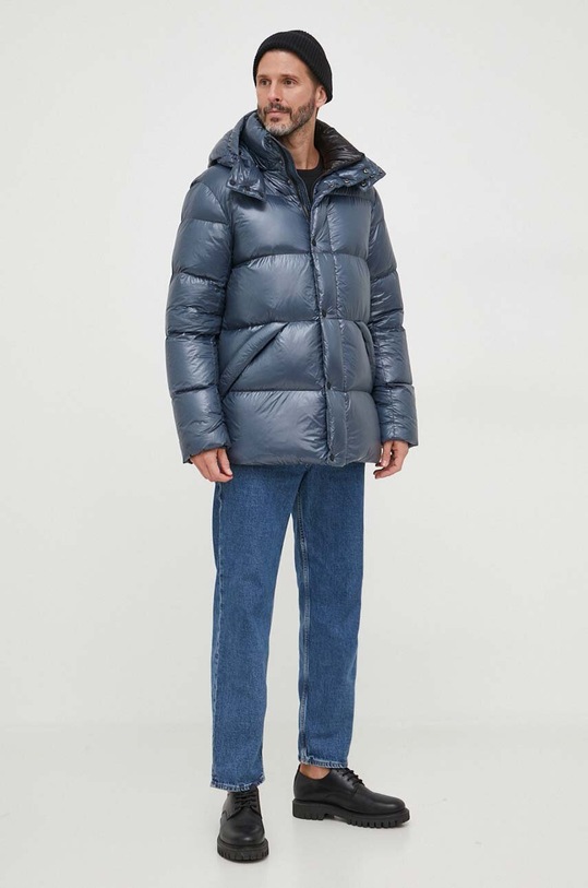 Пуховая куртка Hetrego 8K562 голубой AW23