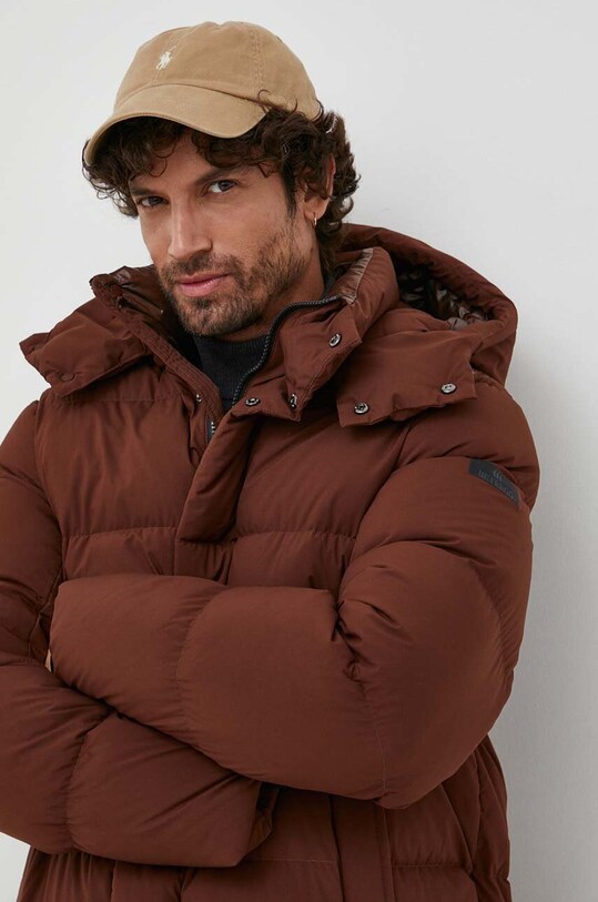 Hetrego geaca de puf maro 8K502