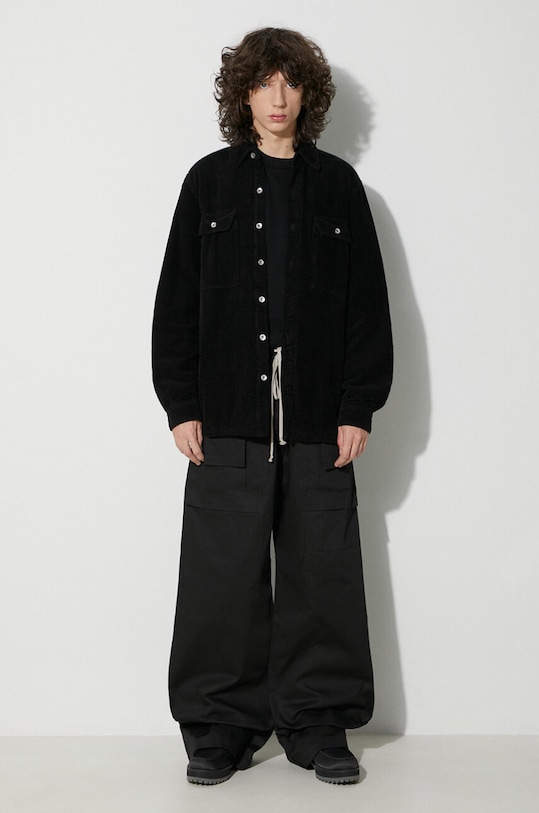 Μπουφάν με κορδόνι Rick Owens DU02C5755.HC μαύρο AW23