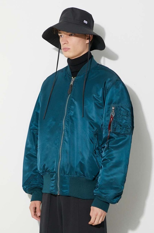 Alpha Industries reversible bomber jacket MA-1 turquoise 100101.02