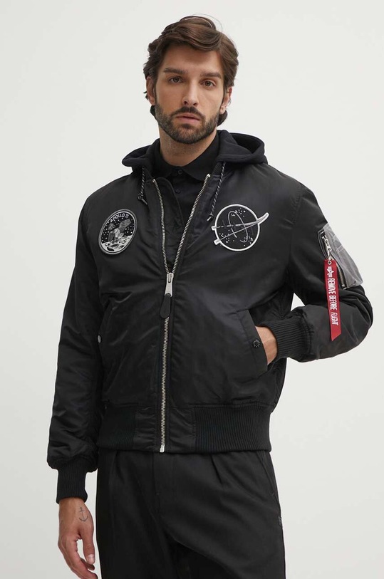 Alpha Industries kurtka bomber MA-1 VF Hood Dark Side pozostałe czarny 108108.285