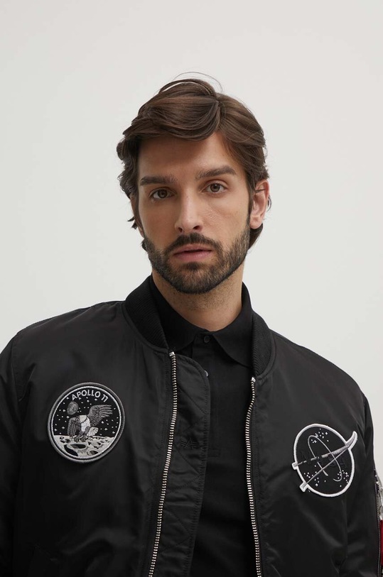 Alpha Industries kurtka bomber MA-1 VF Hood Dark Side 108108.285 czarny