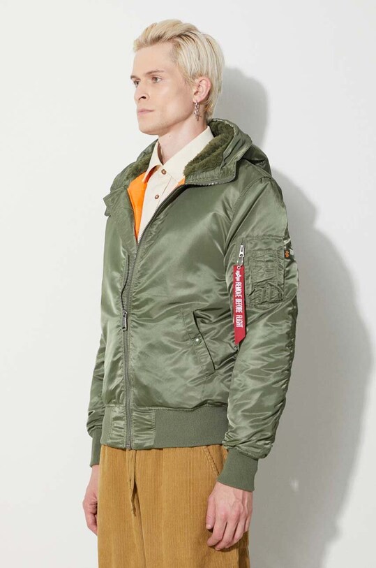 Alpha Industries jacket MA-1 Hooded green 158104.01