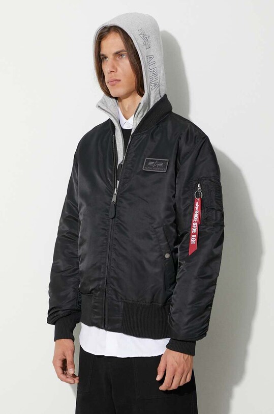 Alpha Industries bomber dzseki MA-1 D-Tec fekete 183110.03