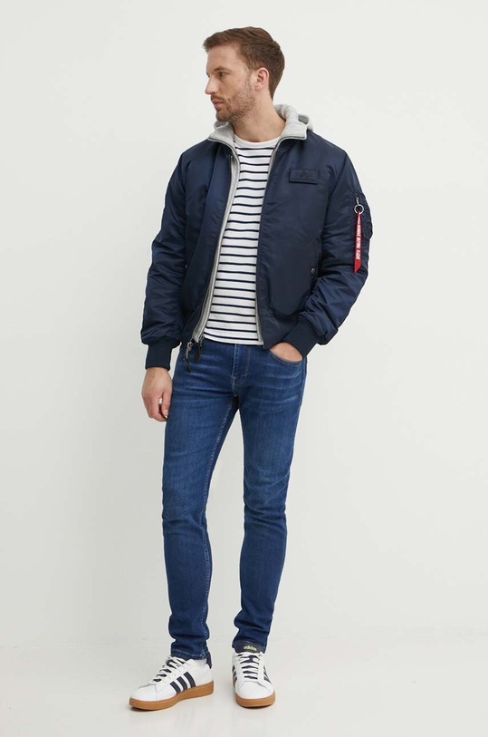 Alpha Industries geacă bomber MA-1 D-Tec 183110.07 bleumarin AW25