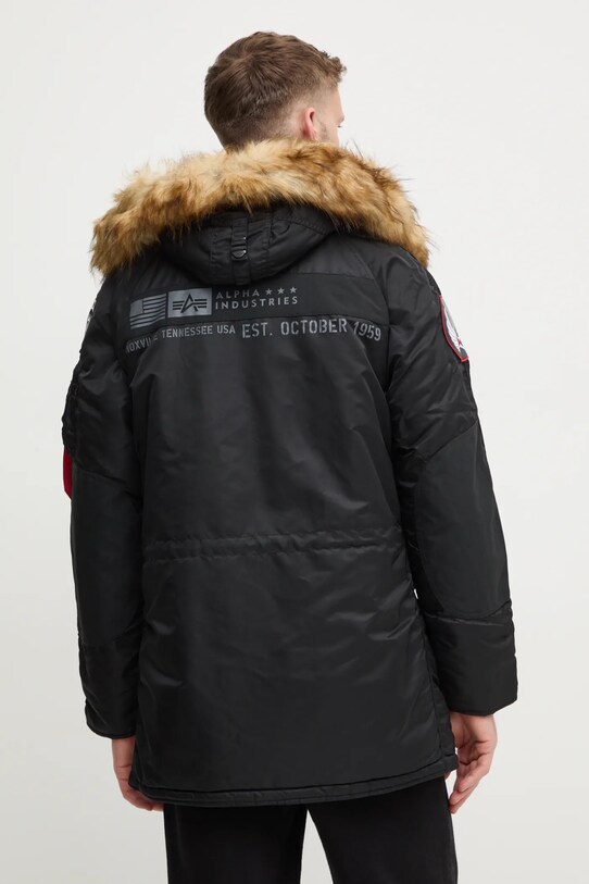 Ρούχα Eπανωφόρι Alpha Industries 188141.03 μαύρο