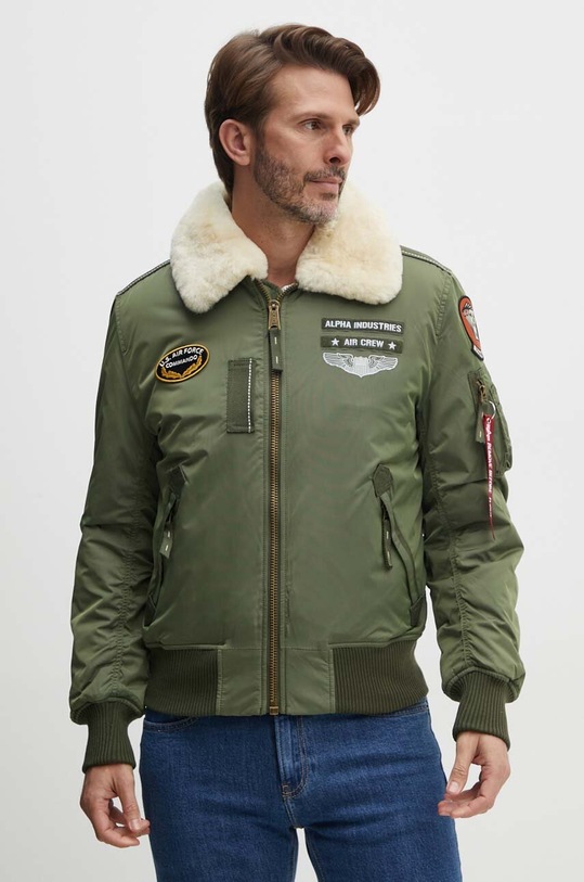 Alpha Industries rövid kabát Injector III Air Force zöld 198113.01