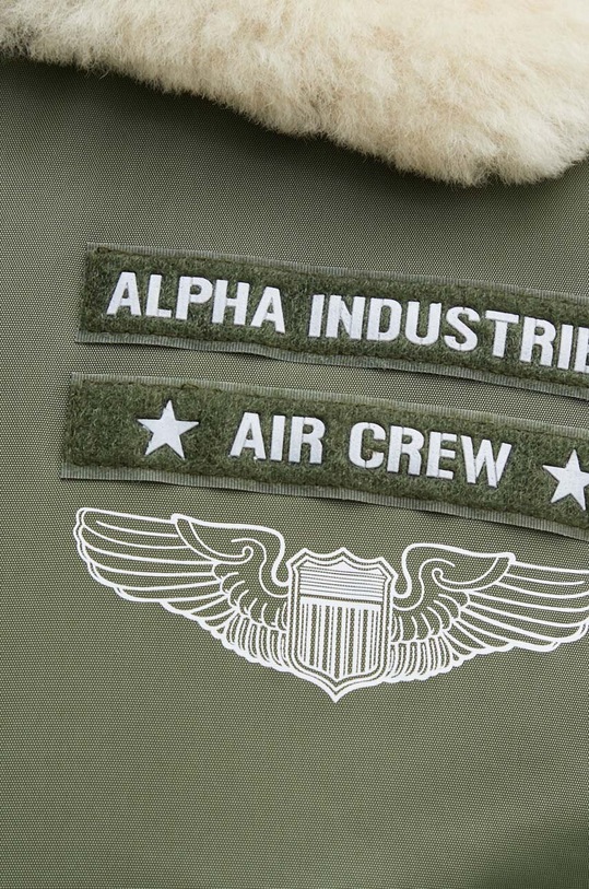 Alpha Industries rövid kabát Injector III Air Force 198113.01 zöld
