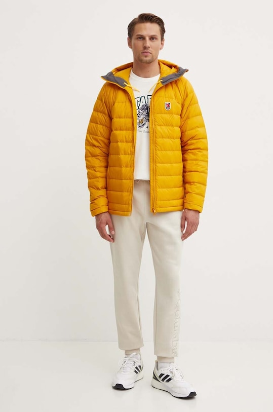 Пухова куртка Fjallraven Expedition Pack Down F86121.161 жовтий AW23