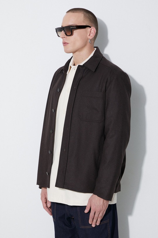 A.P.C. wool jacket brown WOAPN.H02871