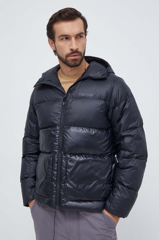 Спортивна пухова куртка Marmot Guides з утепленням чорний M14553