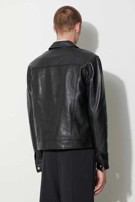 Clothing Han Kjøbenhavn leather jacket M.132462 black