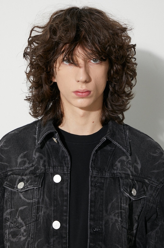 Rifľová bunda Han Kjøbenhavn M.132892 čierna