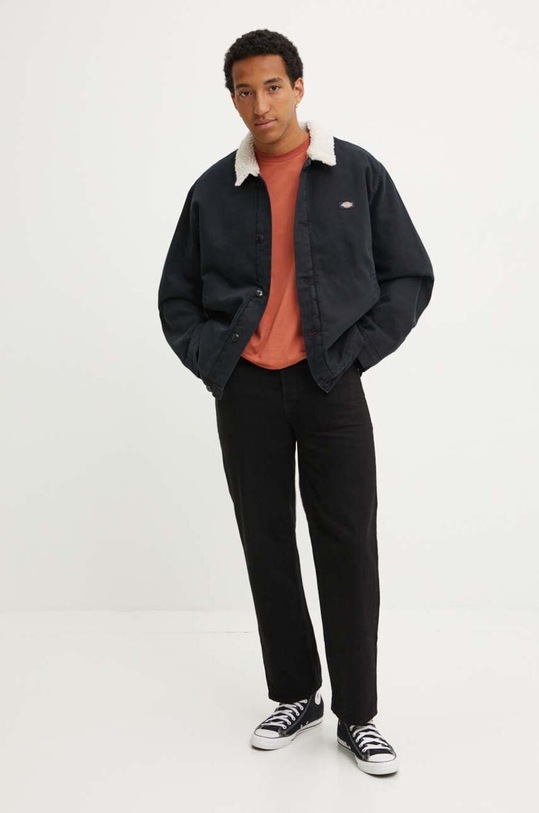 Pamučna jakna Dickies DK0A4XFYC401 crna AW24