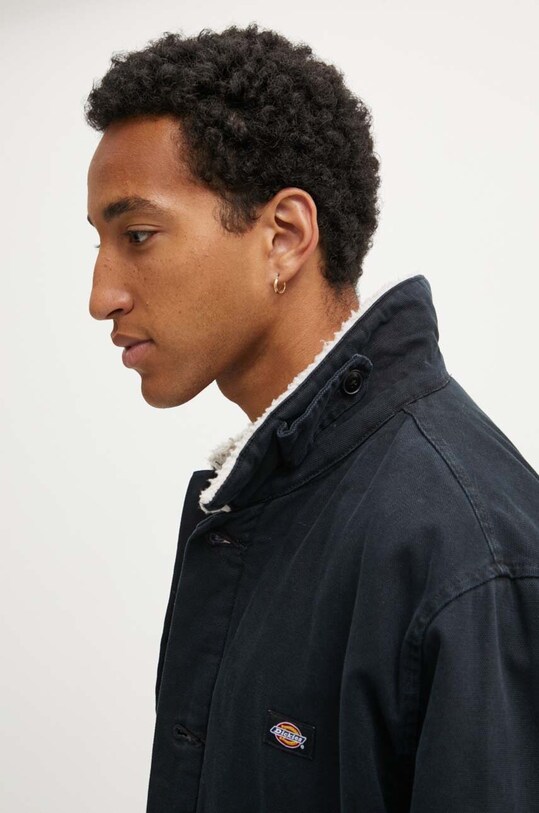 Dickies kurtka bawełniana czarny DK0A4XFYC401