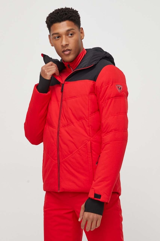 Lyžiarska bunda Rossignol Siz zimný šport červená RLMMJ05