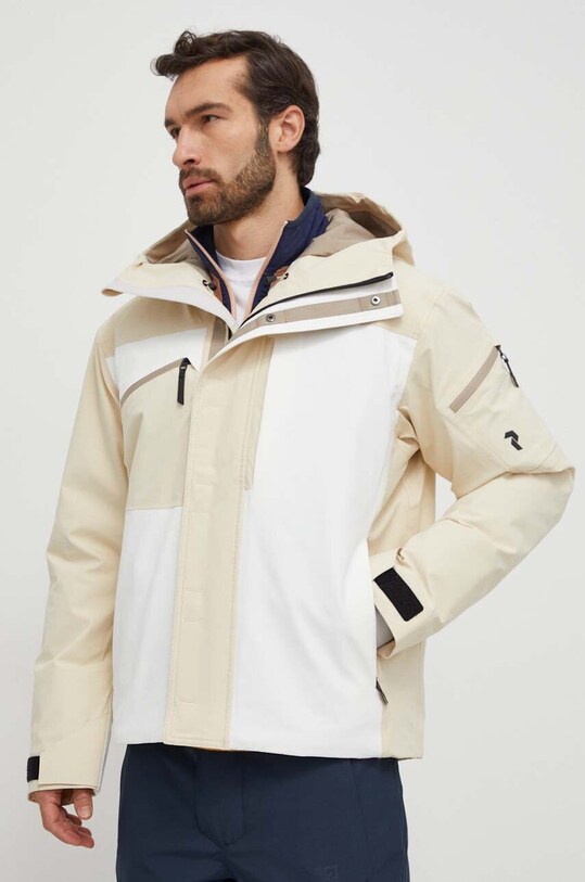 Peak Performance geaca de schi 2L Stretch Sporturi de iarnă bej G78991
