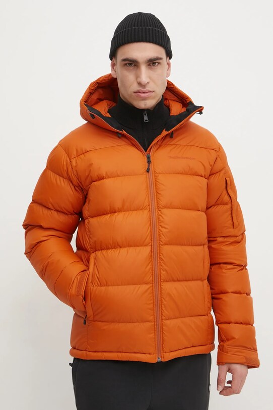 Páperová bunda Peak Performance oranžová G79634
