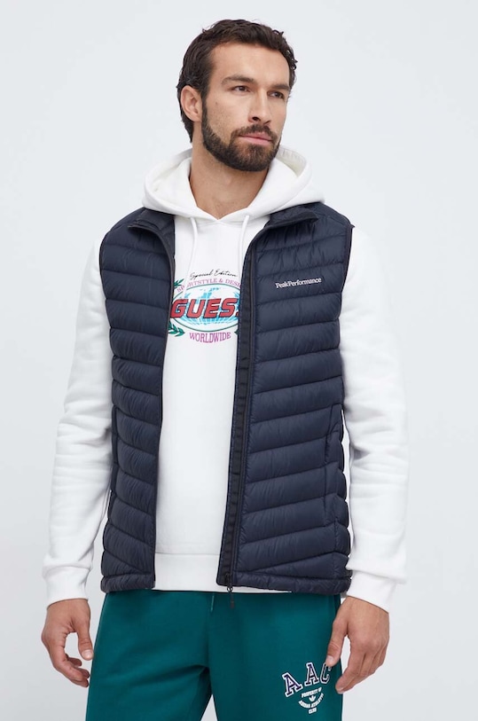 Peak Performance vesta de puf negru G79637