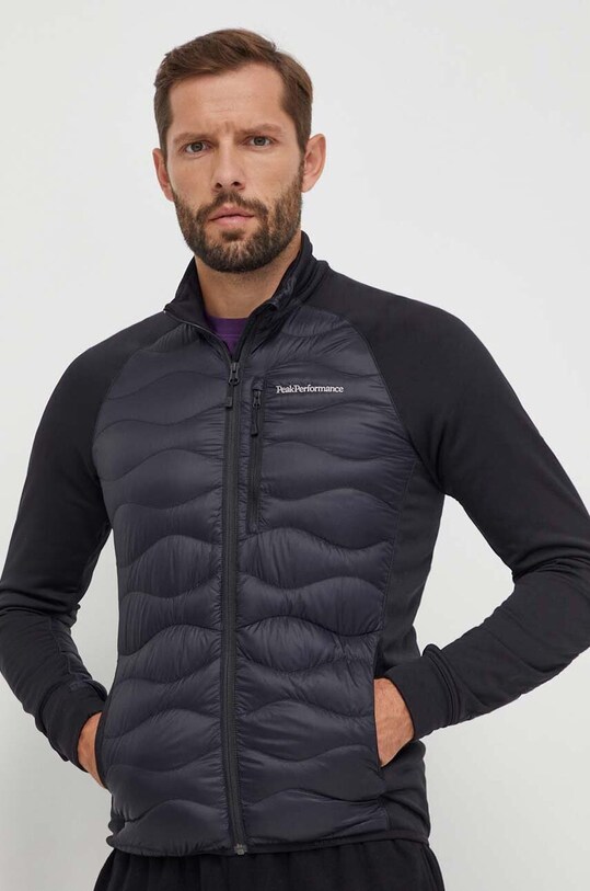Peak Performance kurtka sportowa puchowa Helium Down Hybrid czarny G79444