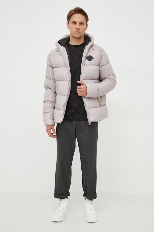 Lacoste kurtka puchowa BH2417R szary AW23