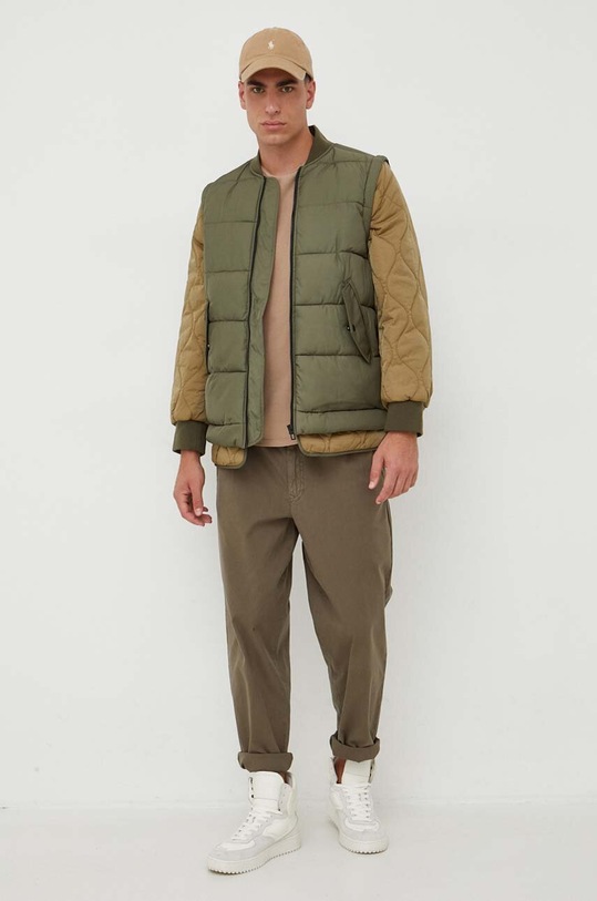 Desigual kurtka 23WMEW13 CHAQ_PETER bez kaptura zielony 23WMEW13