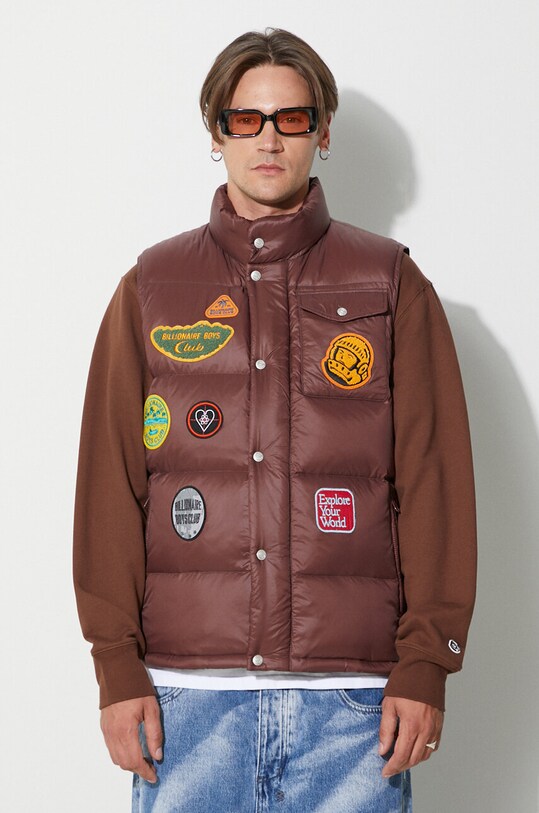Безрукавка Billionaire Boys Club PATCHES DOWN FILLED GILET B23306 коричневий AW23