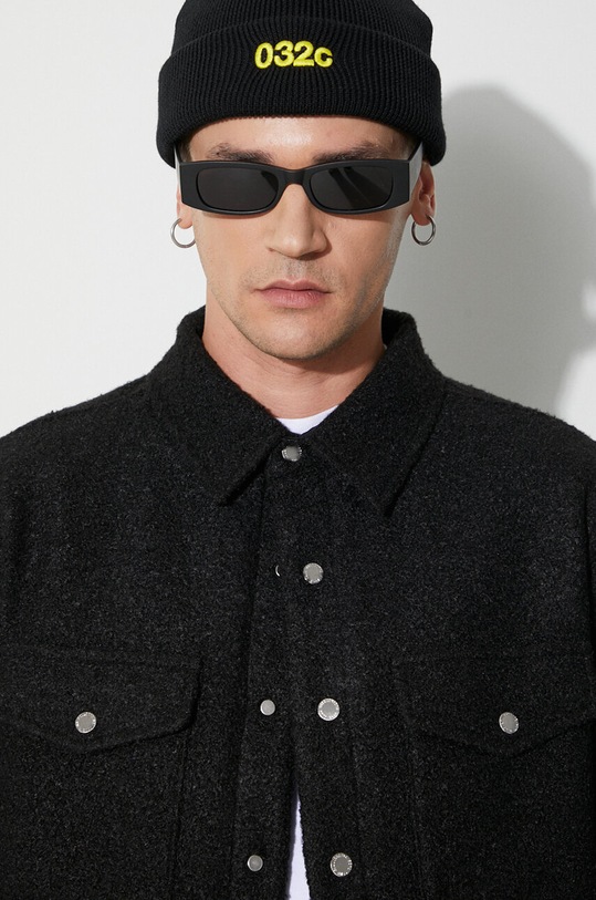 Куртка с примесью шерсти Billionaire Boys Club OUTDOORSMAN OVERSHIRT B23321 чёрный