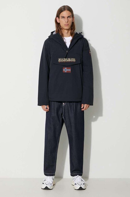 Napapijri kurtka RAINFOREST WINTER 3 NP0A4GMC0411 czarny AW24