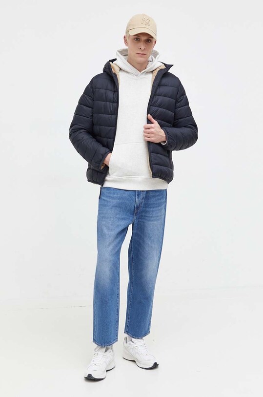 Μπουφάν Hollister Co. KI332.3071.900 μαύρο AW23