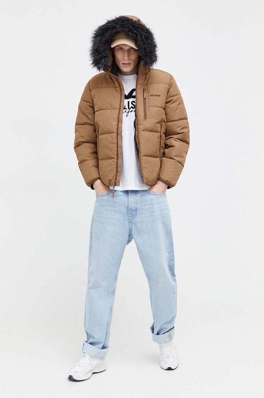 Bunda Hollister Co. KI332.3074.475 hnědá AW23