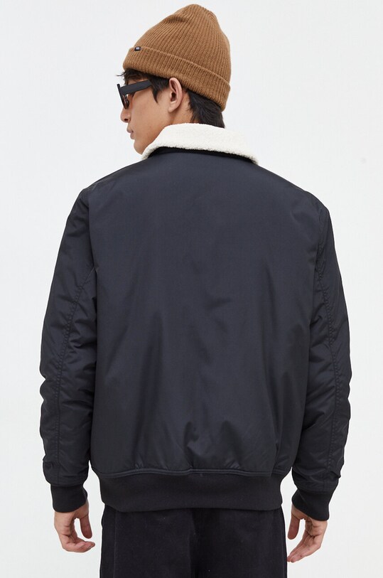 Odzież Hollister Co. kurtka KI332.3077.900 czarny