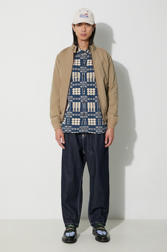 Košilová bunda Corridor Lancaster Jacket JKT0016 námořnická modř AW23