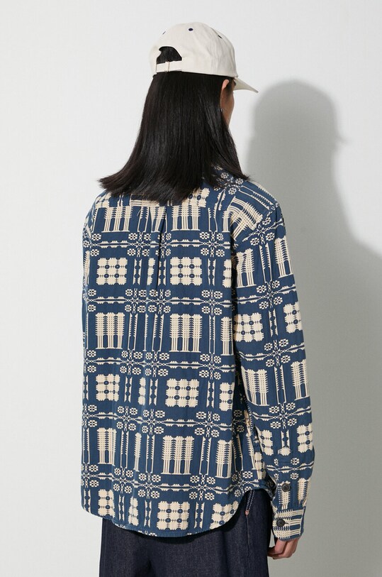 Îmbrăcăminte Corridor geacă cu aspect de cămașă Lancaster Jacket JKT0016 bleumarin