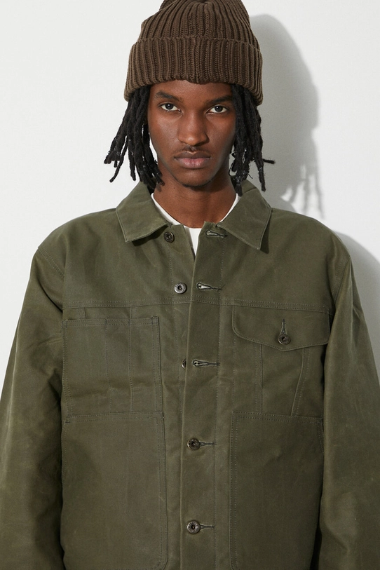 Filson denim jacket Short Lined Cruiser FMCPS0012 green