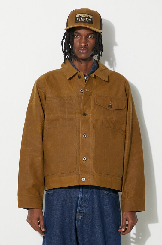 Clothing Filson denim jacket Short Lined Cruiser FMCPS0012 brown