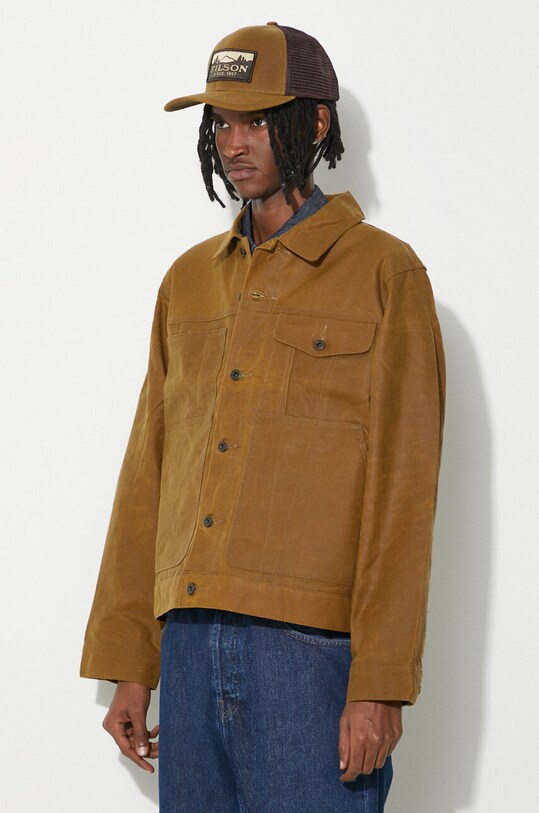 Filson denim jacket Short Lined Cruiser brown FMCPS0012