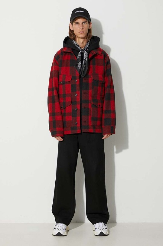 Вовняна куртка Filson Mackinaw Cruiser FMCPS0015 червоний AW23