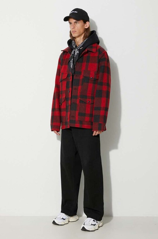 Вовняна куртка Filson Mackinaw Cruiser червоний FMCPS0015