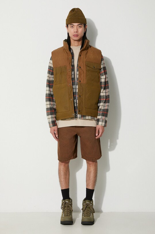 Páperová vesta Filson Down Cruiser Vest FMGIL0005 hnedá AW23