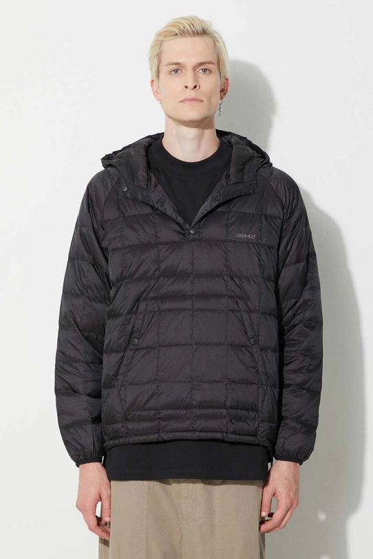 Gramicci down jacket Down Pullover Jacket with black G3FU.J102.TG