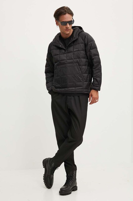 Μπουφάν με επένδυση από πούπουλα Gramicci Down Pullover Jacket G3FU.J102.TG μαύρο AW23