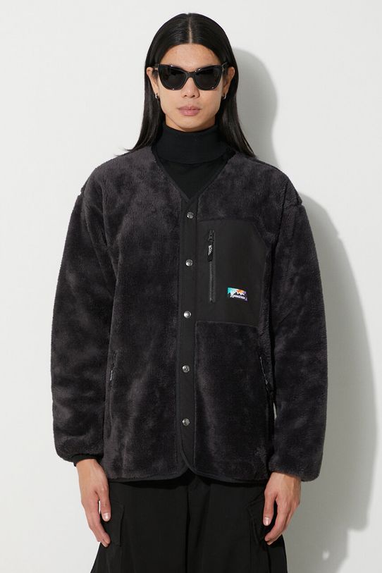 Manastash bluza polarowa Bigfoot '23 bez kaptura czarny 7923252016